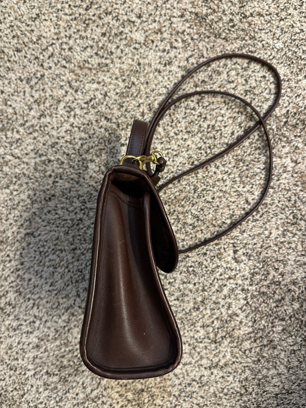 Vintage Coach Regina Bag - Mahogany Brown - Picture 13 of 15